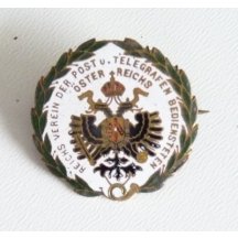 Spolek pošt a telegrafů - smalt 