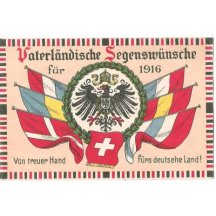 Soubor pohlednic s tématikou patriotika Německa a ostatních zemí