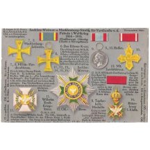 Crosses : Wilhelm's war cross , Iron cross and great cross star