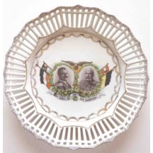 Talíř s císaři FJI. a WI.