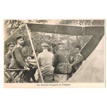 Korunní princ s generály v diskusi nad vojenskou situací