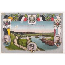 Německo, Rakousko a Rusko s portréty císařů