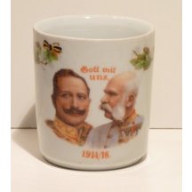 Cup with portraits of Franz Joseph and Wilhelm