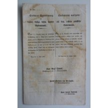 Cirkulář k vydání 5 a 10 guldenových bankovek