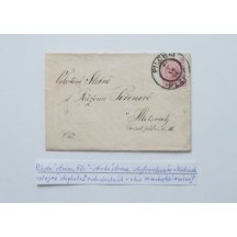 Dopis frankovaný 5 Kr a 2 Kr , doplatek , mimořádné