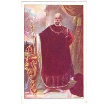 Franz Joseph in fleece , with crown