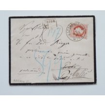 Dopis frankovaný 3krát 5 Kr. známkou