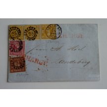 Dopis se vzácnou frankaturou- Bayern