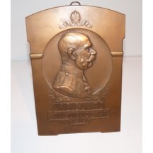 Bronzová plaketa Franz Josefa