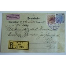 Zajímavý lístek - směrováno na museum Františka Josefa - Plzeň