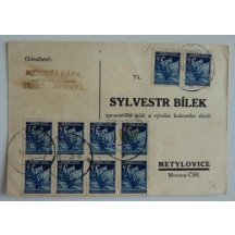 Přesná frankatura firemního lístku - 1 koruna