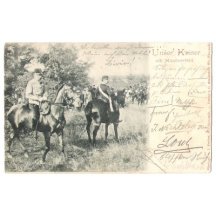 Výjev z vojenských manévrů