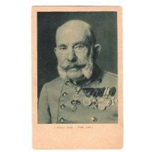 Commemorative postcards of emperor Franz Joseph