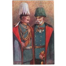 Franz Josef a Wilhelm ve služebních uniformách
