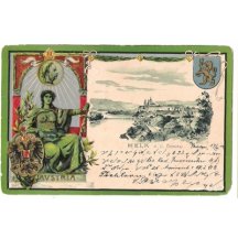 Wiev on Melk over Danube , Austria