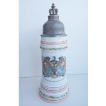 Půllitr - císař Wilhelm II. a císař Franz Josef I. 