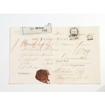 Frachtbrief- vyfrankovaný 5 Kr. kolkem