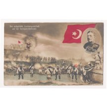 Útočící turečtí vojáci