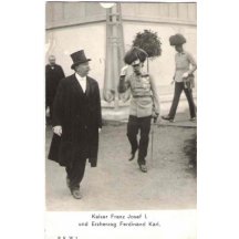 Ferdinand Karel a František Josef na návštěvě 