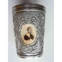 Cínový pohárek - výročí vlády 1898