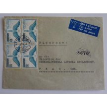 Švýcarsko - zajímavý letecký dopis 