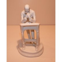 Císař František Josef modlící se k bohu