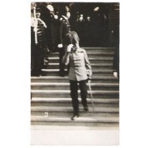 Franz Joseph on stairs