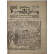 Noviny ,, KRONEN ZEITUNG ,, - pohřeb Franz Josefa