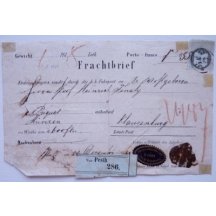 Nádražní dopis Pesth - Klausenburg