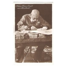 Franz Joseph next to table