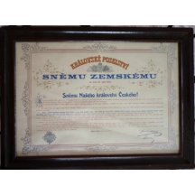 Odpověď císaře Františka Josefa Českému sněmu 