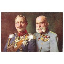 Wilhelm and Franz Joseph in staff uniforms