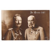 Black and white issue, Franz Joseph and Wilhelm