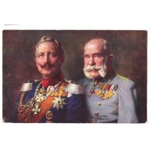 Wilhelm and Franz Joseph are wearing uniforms