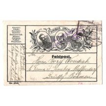 Trojportrét, polní lístek- Spojenými silami