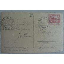 Pohlednice s frankaturou hradčany