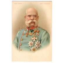Franz Josef v uniformě s řády