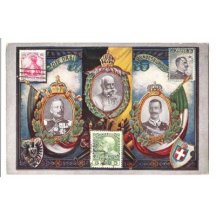 Trojportrét + známky (Rakousko, Německo a Itálie)