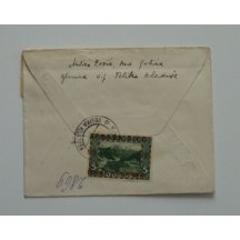 Mimořádný dopis ze dne platnosti přetiskové emise