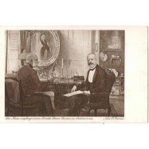 František Josef při jednání se svým ministrem