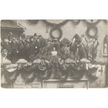 Red cross and visit of emperor Franz Joseph