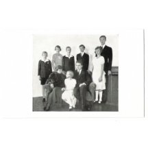 Photograph of Zita, Otta and his family