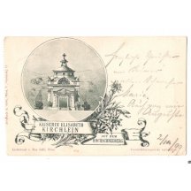 Pohlednice s kostelíčkem císařovny Elisabeth