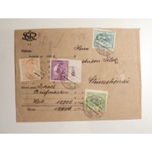 Peněžní dopis, zajímavá frankatura