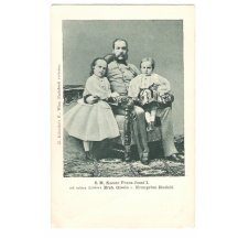 Franz Josef a korunní princ Rudolf a Gizela