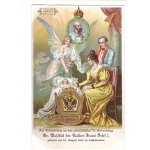 Painted postcards , 70th birthday of Franz Joseph I.