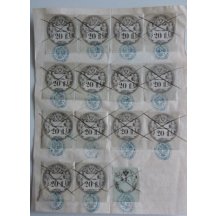 Listina s dopisem a kolky 