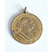 Zlatá medaile uniformovaného císaře, r.1898