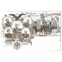 Císař Wilhelm (uprostřed) a jeho spojenci