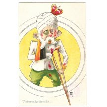 Zmožený a zraněný císař František Josef